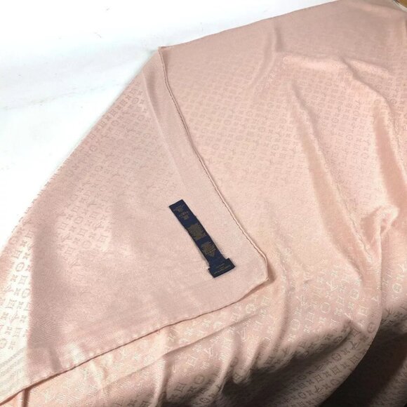 LOUIS VUITTON Monogram Shawl-Evermore Large format Stole / Shawl - Picture 10 of 12